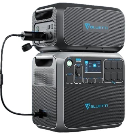 מארז תחנת כוח ניידת וסוללת הרחבה Bluetti AC200MAX 2200W + B230