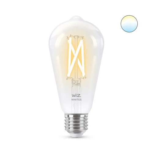 נורה WiZ Wi-Fi BLE 60W ST64 E27 927-65 CL 1PF/6