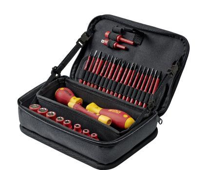 WIHA 7209-NK-2002 - סט slimVario® מברגים ראש מתחלף דק 31 חלקים כולל תיק