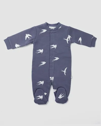 אוברול פוטר כחול ג'ינס Birds 