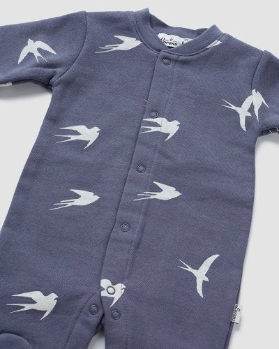 אוברול פוטר כחול ג'ינס Birds 