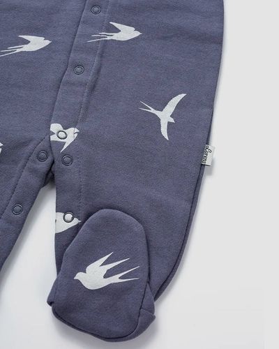 אוברול פוטר כחול ג'ינס Birds 