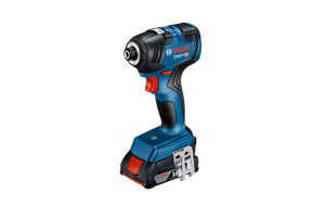 מברגת אימפקט + שתי סוללות 18V 4AH ומטען BOSCH GDR 18V-200