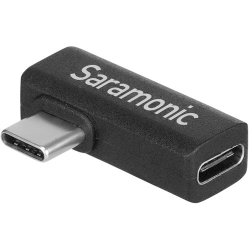 מתאם זווית 90 מעלות לחיבור USB-C לסמארטפון בגימבל Saramonic SR-C2005 