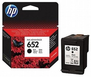 ראש דיו שחור מקורי HP 652 F6V25AE