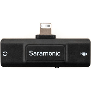 מתאם Saramonic SR-EA2D למיקרופון ואוזניות עם חיבור Lightning לאייפון