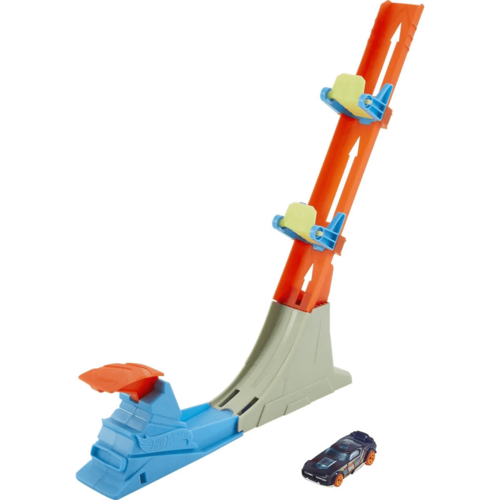 HOT WHEELS מסלול מרוצים + מזנק