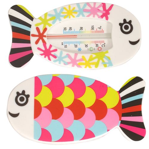 מד חום לאמבט ולחדר בצורת דג - ירוק