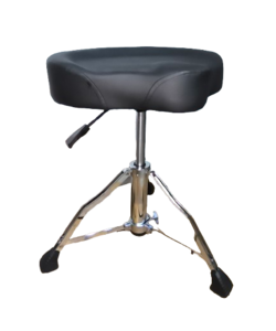 כסא תופים מתכוונן הידראולי עם מושב אופנוע מרופד HDT-500 מבית GDRUMS