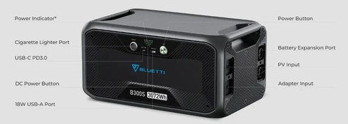 סוללת הרחבה Bluetti B300S 3072Wh