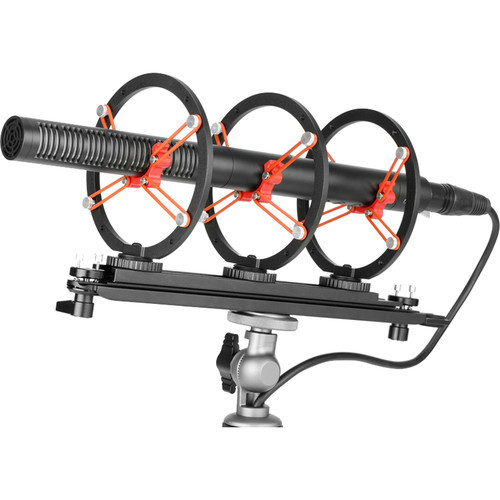 סט מגן רוח צפלין Saramonic VWS Windshield and Suspension System למיקרופוני Shotgun