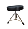 כיסא לתופים מתכוונן עם מושב אופנוע מרופד בצבע שחור DTS-500 מבית GDRUMS