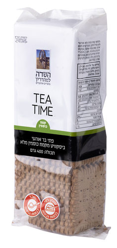 פתי בר אורגני ביסקוויט מקמח כוסמין מלא 400 גרם