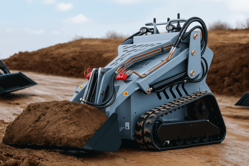 מיני זחל/מעמיס בוליון דגם S/T480 מנוע HONDA