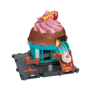 HOT WHEELS חניון בצורת גביע גלידה