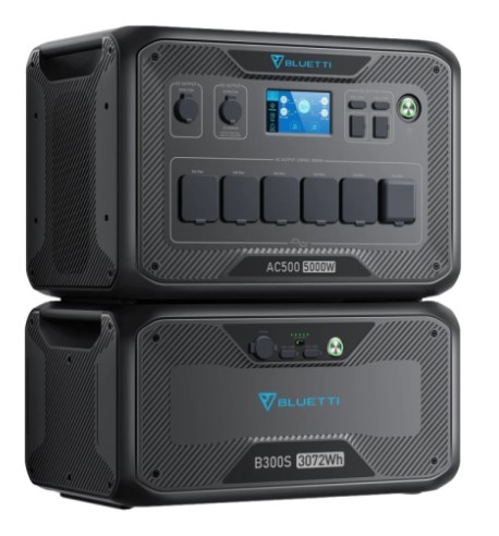 מארז תחנת אם וסוללת הרחבה Bluetti AC500 + B300S