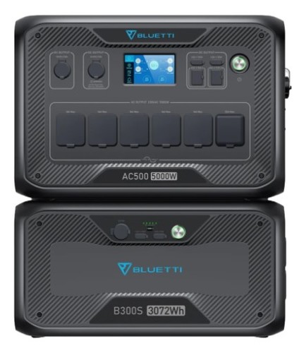 מארז תחנת אם וסוללת הרחבה Bluetti AC500 + B300S