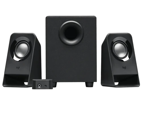 רמקולים למחשב Logitech 2.1 Multimedia Z213 בצבע שחור
