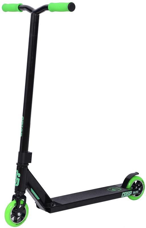 Crisp Master Black Green Scooter