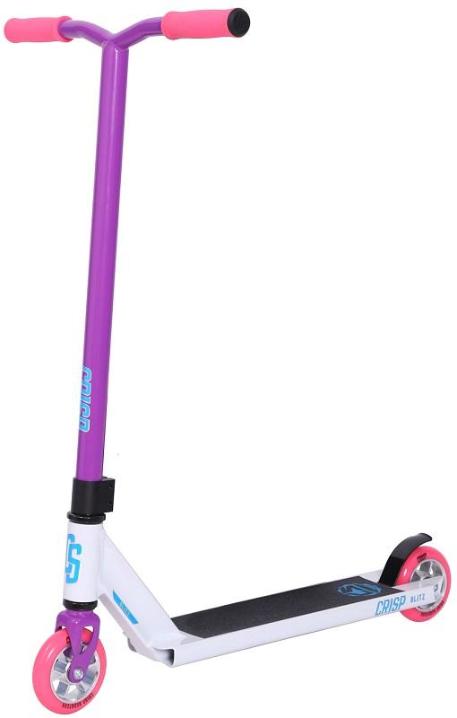 Crisp Master White Purple Scooter קורקינט פעלולים