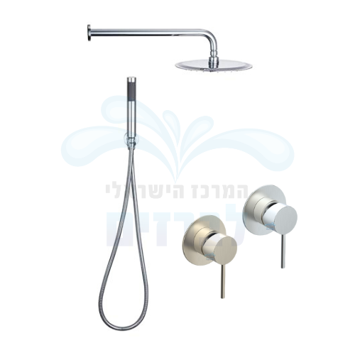 סט אביזרי רחצה 7 חלקים מדגל יעל רובי 91847M 401021 491121 | כרום ניקל (מבריק)