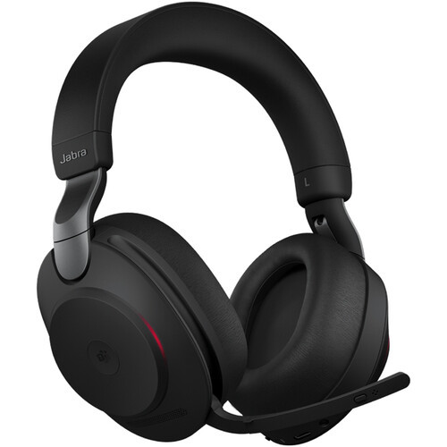אוזניות אלחוטיות Jabra Evolve2 85, Link380a UC Stereo Black