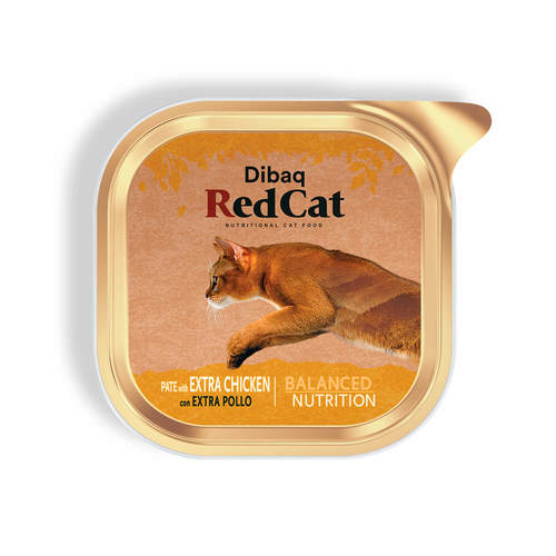 מעדן רד קט חתולים פטה עוף 100 גרם RedCat