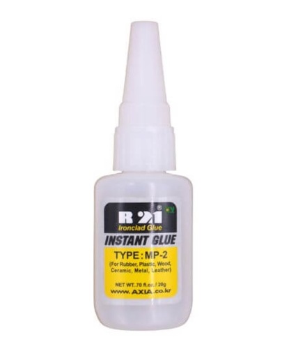 דבק מהיר AXIA R21 MP2 20 גרם עם פיה מדויקת למניעת טפטופים