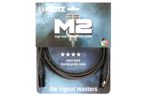 כבל מיקרופון XLR-XLR באורך 5 מ', דגם M2FM1-0500 מבית KLOTZ