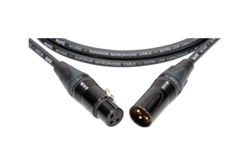 כבל מיקרופון XLR-XLR מחברים דגם NEUTRIK, באורך 7.5 מ', מבית KLOTZ דגם M2FM1-0750