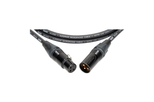 כבל מיקרופון XLR-XLR מחברים דגם NEUTRIK, באורך 15 מ', מבית KLOTZ דגם M2FM1-1500