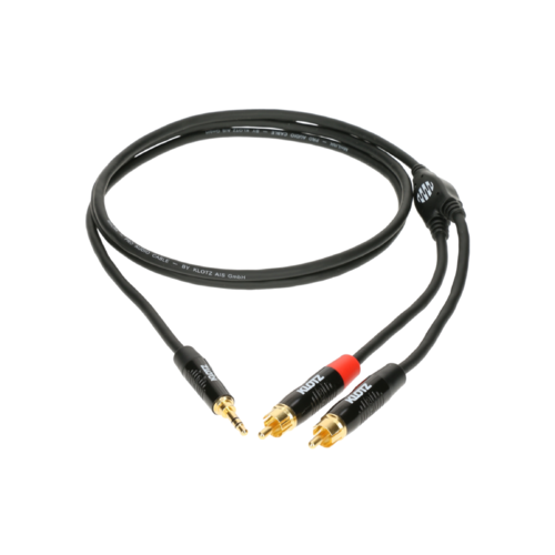 כבל 3.5-2RCA מקצועי, באורך 3 מ`, דגם KY7-300 מבית KLOTZ