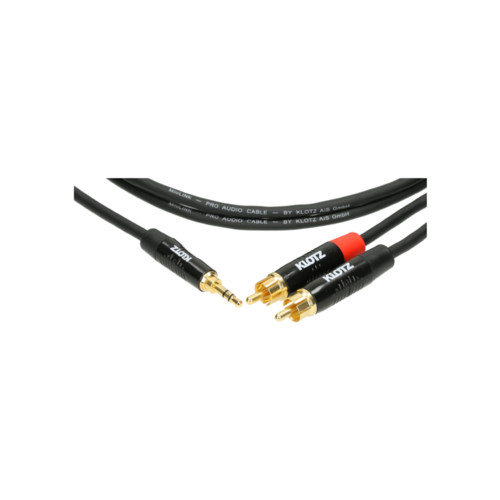 כבל 3.5-2RCA מקצועי, באורך 3 מ`, דגם KY7-300 מבית KLOTZ