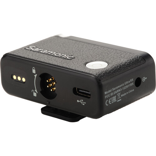 Saramonic Ultra מערכת זוג מיקרופוני דש אלחוטיים מקצועיים למצלמות וסמארטפונים