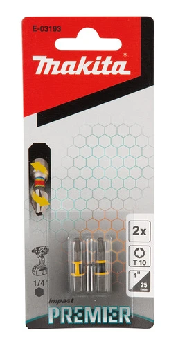 מארז ביטים - מקיטה T10 PREMIER 25 - MAKITA  