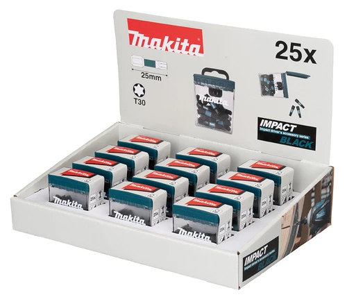מארז ביטים - מקיטה T30 BLACK 25 - MAKITA 
