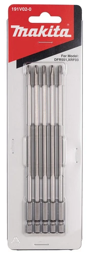 מארז ביטים פיליפס ארוך 5 יח - MAKITA מקיטה - 2-155 