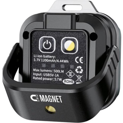 פנס עבודה מיני סאן נטען Semicm SM-2483 5W - גוון אור CCT 3000K/4000K/6000K
