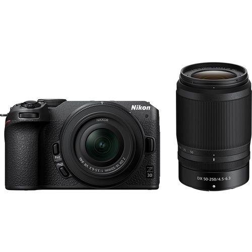 Nikon Z30 + 16-50mm + 50-250mm- קיט Mirrorless מצלמת ניקון - יבואן רשמי