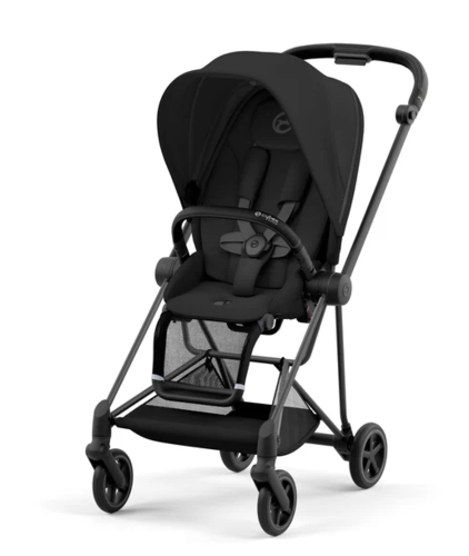 עגלה משולבת סייבקס מיוס 3 Mios (יבואן רשמי) Cybex- שילדה שחור מט ידית שחור צבע שחור Sepia Black ALL BLACK