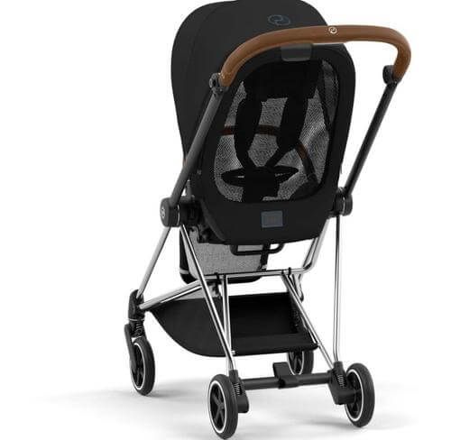 עגלה משולבת סייבקס מיוס 3 Mios (יבואן רשמי) Cybex- שילדה שחור מט ידית שחור צבע שחור Sepia Black ALL BLACK