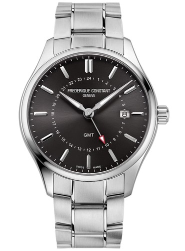 Frederique Constant FC-252DGS5B6B GMT שווצרי יוקרתי לגבר