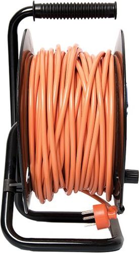 תוף מאריך 50 מטר 3X1.5 מ״מ עם 4 שקעים ישראליים – DCR50