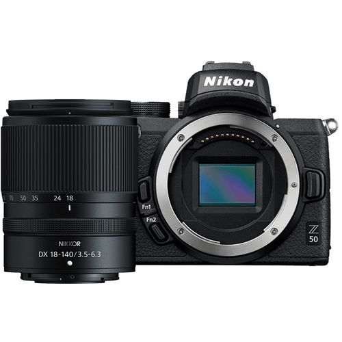 Nikon Z50+Nikkor Z DX 18-140mm f/3.5-6.3 VR - קיט Mirrorless מצלמת ניקון - יבואן רשמי