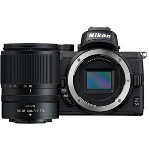 Nikon Z50+Nikkor Z DX 18-140mm f/3.5-6.3 VR - קיט Mirrorless מצלמת ניקון - יבואן רשמי