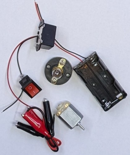 ערכה לתלמיד לניסויים במעגל חשמל