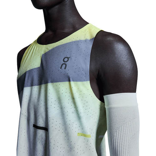 גופיית ריצה On Running Race Singlet Limelight 