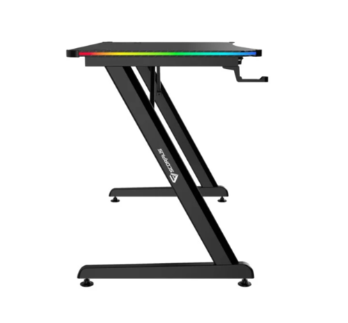 שולחן מחשב גיימינג SCORPIUS DESKPRO-HJ120 120cm עם תאורת ARGB 