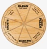 מגש פיצה משימות Pizza Game Serving Plate