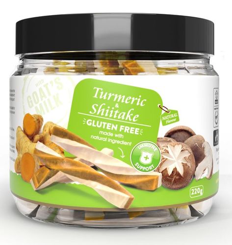 NUTRI TWIST מארז בטעם כורכום שיטאקי וחלב עיזים 220 גרם